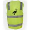 JB's Hi Vis (D+N) Zip Safety Vest Thumbnail