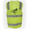 JB's Hi Vis (D+N) Zip Safety Vest Thumbnail