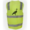 JB's Hi Vis (D+N) Zip Safety Vest Thumbnail