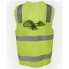 JB's Hi Vis (D+N) Zip Safety Vest Thumbnail