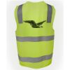 JB's Hi Vis (D+N) Zip Safety Vest Thumbnail