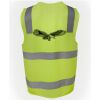 JB's Hi Vis (D+N) Zip Safety Vest Thumbnail