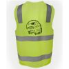 JB's Hi Vis (D+N) Zip Safety Vest Thumbnail