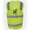 JB's Hi Vis (D+N) Zip Safety Vest Thumbnail
