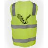 JB's Hi Vis (D+N) Zip Safety Vest Thumbnail
