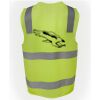 JB's Hi Vis (D+N) Zip Safety Vest Thumbnail