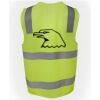 JB's Hi Vis (D+N) Zip Safety Vest Thumbnail