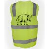 JB's Hi Vis (D+N) Zip Safety Vest Thumbnail