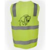 JB's Hi Vis (D+N) Zip Safety Vest Thumbnail