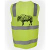 JB's Hi Vis (D+N) Zip Safety Vest Thumbnail