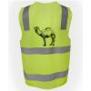 JB's Hi Vis (D+N) Zip Safety Vest Thumbnail