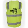 JB's Hi Vis (D+N) Zip Safety Vest Thumbnail
