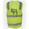 JB's Hi Vis (D+N) Zip Safety Vest Thumbnail