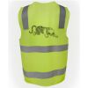 JB's Hi Vis (D+N) Zip Safety Vest Thumbnail