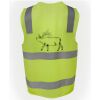 JB's Hi Vis (D+N) Zip Safety Vest Thumbnail