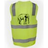 JB's Hi Vis (D+N) Zip Safety Vest Thumbnail