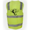 JB's Hi Vis (D+N) Zip Safety Vest Thumbnail