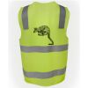 JB's Hi Vis (D+N) Zip Safety Vest Thumbnail
