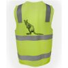 JB's Hi Vis (D+N) Zip Safety Vest Thumbnail
