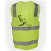 JB's Hi Vis (D+N) Zip Safety Vest Thumbnail