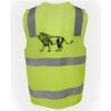 JB's Hi Vis (D+N) Zip Safety Vest Thumbnail