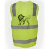 JB's Hi Vis (D+N) Zip Safety Vest Thumbnail
