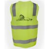 JB's Hi Vis (D+N) Zip Safety Vest Thumbnail
