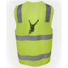 JB's Hi Vis (D+N) Zip Safety Vest Thumbnail
