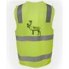 JB's Hi Vis (D+N) Zip Safety Vest Thumbnail