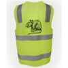 JB's Hi Vis (D+N) Zip Safety Vest Thumbnail