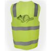 JB's Hi Vis (D+N) Zip Safety Vest Thumbnail
