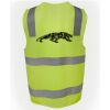 JB's Hi Vis (D+N) Zip Safety Vest Thumbnail