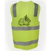JB's Hi Vis (D+N) Zip Safety Vest Thumbnail