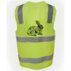 JB's Hi Vis (D+N) Zip Safety Vest Thumbnail