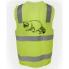 JB's Hi Vis (D+N) Zip Safety Vest Thumbnail