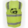 JB's Hi Vis (D+N) Zip Safety Vest Thumbnail