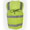 JB's Hi Vis (D+N) Zip Safety Vest Thumbnail