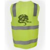 JB's Hi Vis (D+N) Zip Safety Vest Thumbnail