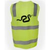 JB's Hi Vis (D+N) Zip Safety Vest Thumbnail