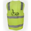 JB's Hi Vis (D+N) Zip Safety Vest Thumbnail