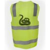 JB's Hi Vis (D+N) Zip Safety Vest Thumbnail