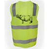 JB's Hi Vis (D+N) Zip Safety Vest Thumbnail
