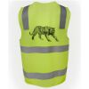 JB's Hi Vis (D+N) Zip Safety Vest Thumbnail