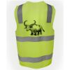JB's Hi Vis (D+N) Zip Safety Vest Thumbnail