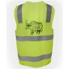 JB's Hi Vis (D+N) Zip Safety Vest Thumbnail