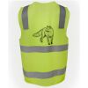 JB's Hi Vis (D+N) Zip Safety Vest Thumbnail