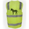 JB's Hi Vis (D+N) Zip Safety Vest Thumbnail