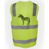 JB's Hi Vis (D+N) Zip Safety Vest Thumbnail