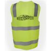 JB's Hi Vis (D+N) Zip Safety Vest Thumbnail