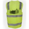 JB's Hi Vis (D+N) Zip Safety Vest Thumbnail